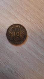 Marokko 10 Francs Munt, Ophalen of Verzenden, Vóór koninkrijk, Overige waardes, Losse munt