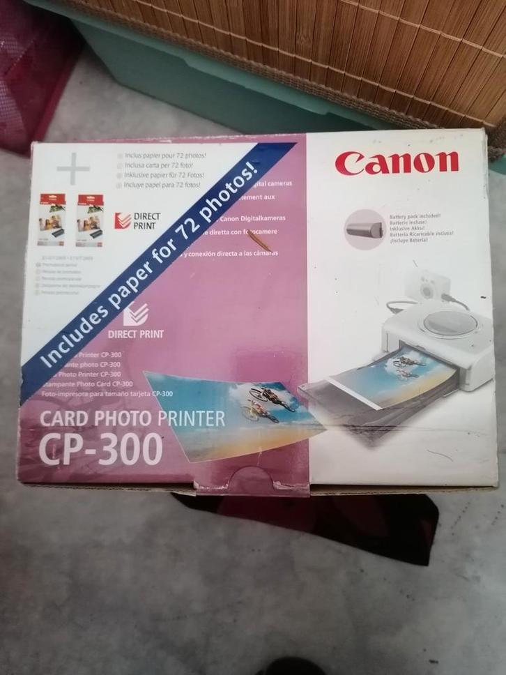 Canon CP-300 Fotoprinter - Weinig Gebruikt, Computers en Software, Printers, Zo goed als nieuw, Fotoprinter, Kleur printen, Ophalen of Verzenden