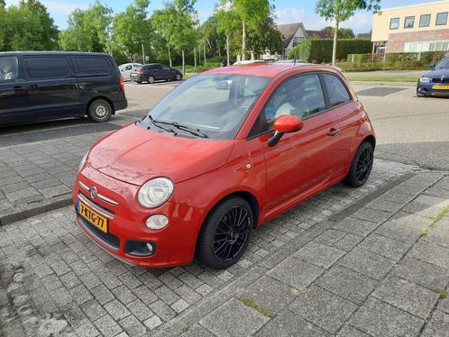 Fiat 500S 0.9 85pk Twinair Turbo 2013 Rood, Auto's, Fiat, Particulier, ABS, Airbags, Airconditioning, Bluetooth, Centrale vergrendeling