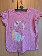 Roze eenhoorn T-shirt maat 116, Ophalen of Verzenden, Zo goed als nieuw, Meisje, Shirt of Longsleeve
