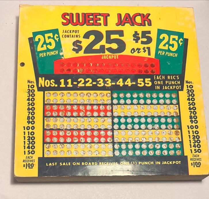 Antiek Gokboek "Sweet Jack" Compleet, Antiek en Kunst, Curiosa en Brocante, Ophalen of Verzenden