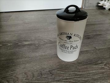 🌸coffeepads pot van the artisan kitchen🌸 beschikbaar voor biedingen