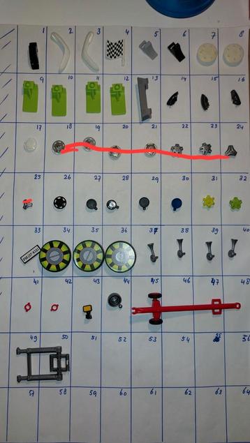 Playmobil onderdelen wielen assen etc beschikbaar voor biedingen