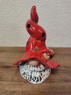 Aardewerk lantaarn gnoom - kabouter - paddenstoel, Overige materialen, Kwastje-over-Kastje, Nieuw, Ophalen of Verzenden