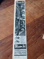 Advertentie van Bianchi bromfiets 3 1963, Verzamelen, Ophalen of Verzenden