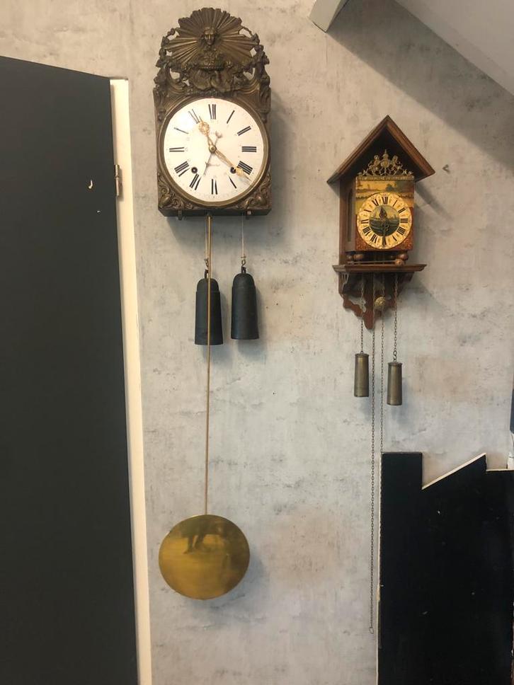 Antieke Comtoise Klok, Antiek en Kunst, Antiek | Klokken, Ophalen