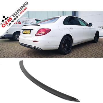 W213 E63 AMG S kofferbak spoiler | mat zwart | 16-20 | beschikbaar voor biedingen