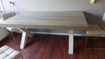 Zo goed als nieuwe eettafel met kruispoten , 180x100, Huis en Inrichting, Tafels | Eettafels, Ophalen, Zo goed als nieuw, Rechthoekig
