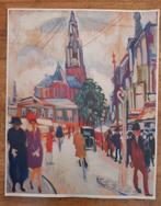 George Martens, Vismarkt Groningen 1927, van der Ploeg, Antiek en Kunst, Ophalen of Verzenden