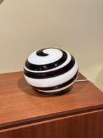 Vintage “Swirl” Zebra Lamp Ilu di Vetro Murano, Huis en Inrichting, Lampen | Tafellampen, Ophalen of Verzenden, Glas, Minder dan 50 cm