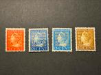 1940 Dienstzegels met opdruk NVPH nr D16-19 ongestempeld, Postzegels en Munten, Postzegels | Nederland, T/m 1940, Verzenden