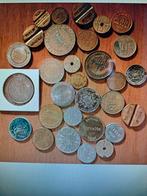 zakje met Diverse tokens, Postzegels en Munten, Penningen en Medailles, Ophalen, Overige materialen, Nederland