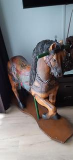 Vintage Houten Hobbelpaard - Kermis Stijl, Ophalen, Nieuw