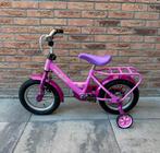 Roze / paarse Corvino meisjesfiets (12 inch), Ophalen, Corvino, 14 inch of minder, Handrem