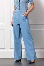 Studio Anneloes Lexie bonded broek lichtblauw travelstof S, Kleding | Dames, Broeken en Pantalons, Blauw, Ophalen of Verzenden