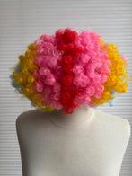 Gekleurde Afro Pruik Carnaval/Disco, Carnaval, Overige maten, Ophalen of Verzenden, Accessoires