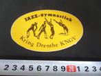 sticker kring drenthe KNGV jazz gymnastiek, Ophalen, Zo goed als nieuw