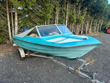 Skibsplast Speedboot met Yamaha 25pk four stroke + Trailer beschikbaar voor biedingen