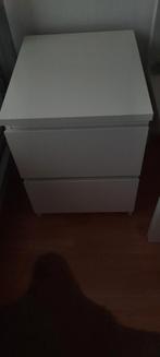 MALM NACHTKASTEN 2 STUKS, Huis en Inrichting, Slaapkamer | Nachtkastjes, Zo goed als nieuw, 45 tot 65 cm, Hout, 55 tot 70 cm