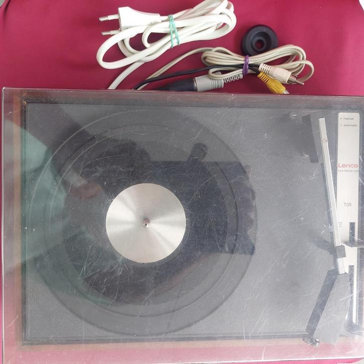 Lenco Platenspeler 705 Vintage Rare, Audio, Tv en Foto, Platenspelers, Gebruikt, Platenspeler, Overige merken, Automatisch, Ophalen of Verzenden