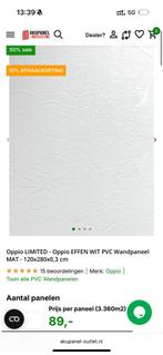 PVC Wandpanelen Wit en Marmerlook (Nieuw), Ophalen, Nieuw, Overige materialen, Minder dan 20 mm