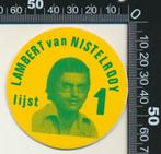 Sticker: Lambert van Nistelrooy - Lijst 1, Verzamelen, Ophalen of Verzenden