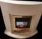 Elektrische warmte haard met afstandsbediening marmerschouw, Ophalen, Zo goed als nieuw, Vrijstaande haard, Elektrische haard