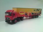 Herpa MAN F2000 koeltrailer Gobber, Hobby en Vrije tijd, Modelauto's | 1:87, Ophalen of Verzenden, Gebruikt, Bus of Vrachtwagen
