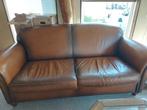 Leren bank, Huis en Inrichting, Ophalen, Gebruikt, Tweepersoons, 150 tot 200 cm