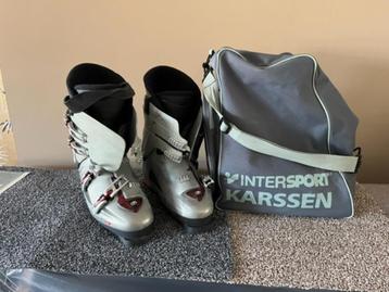 Skischoenen met tas beschikbaar voor biedingen