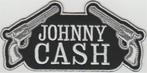 Johnny Cash stoffen opstrijk patch embleem #1, Verzenden, Nieuw, Kleding
