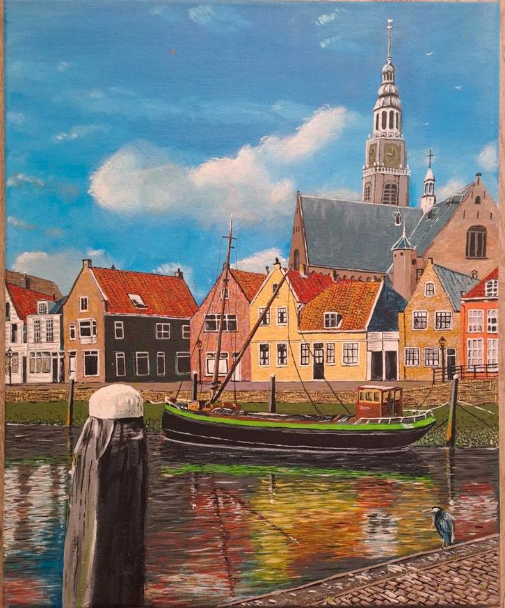 Acryl schilderijen - Landschappen & Stillevens op bestelling, Antiek en Kunst, Kunst | Schilderijen | Klassiek, Ophalen of Verzenden