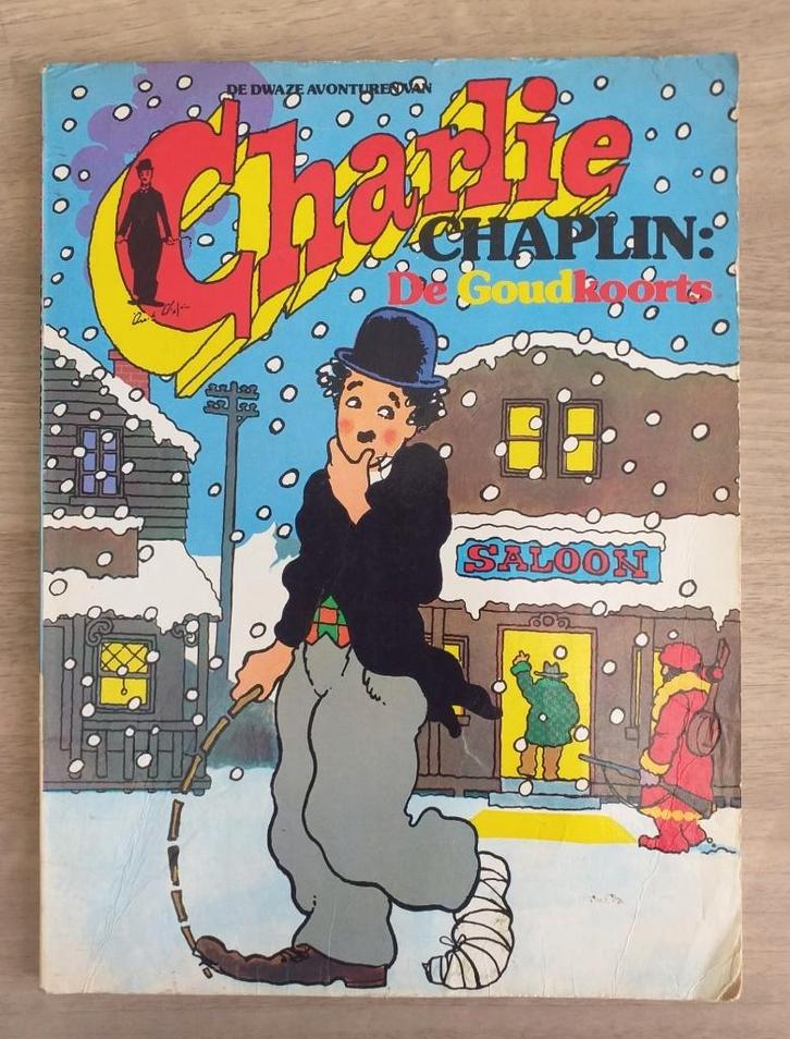 Charlie Chaplin. De Goudkoorts. 1974, Boeken, Stripboeken, Gelezen, Eén stripboek, Verzenden