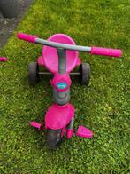 Driewieler SmarTrike rosé met duwstang, Ophalen, Gebruikt, Trapvoertuig