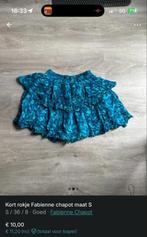 Fabienne Chapot Rokje Maat S - Blauw, Blauw, Ophalen of Verzenden, Zo goed als nieuw, Maat 36 (S)