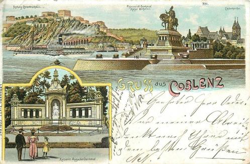 (701-264-049) Koblenz Litho, Verzamelen, Ansichtkaarten | Buitenland, Duitsland, Verzenden
