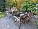 Teakhouten  houten tuinset tuinmeubels, Ophalen of Verzenden, Zo goed als nieuw, Teakhout