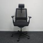 Steelcase Think V2 Bureaustoel | Ergonomisch | Hoofdsteun, Huis en Inrichting, Bureaustoelen, Gebruikt, Zwart, Ophalen of Verzenden