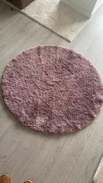 Trendy Fluffy Shaggy zacht lila Vloerkleed rond 120cm, Huis en Inrichting, 150 tot 200 cm, 150 tot 200 cm, Rond, Ophalen of Verzenden