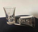 2x Bols Amsterdam 1575 glaasje. Hoogte 7 cm., Ophalen of Verzenden, Zo goed als nieuw, Borrel- of Shotglas