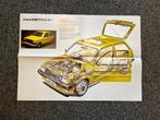 Poster / folder Austin Metro, Ophalen, Rechthoekig Liggend, Zo goed als nieuw, A1 t/m A3