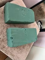 GRATIS. 2x Groene steekschuim blokken voor bloemstukken, Ophalen, Nieuw