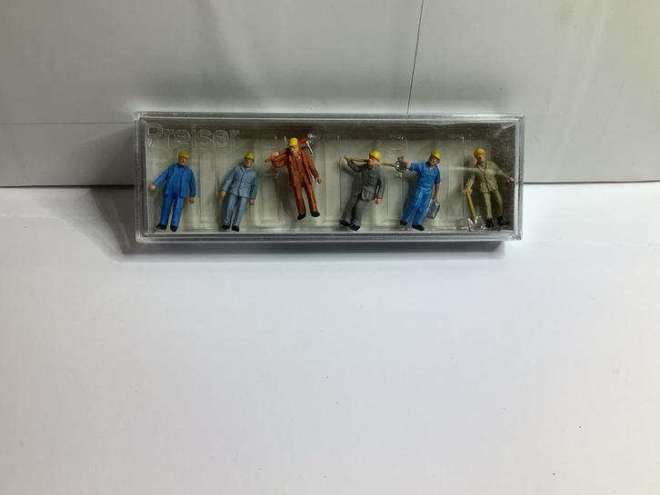 Preiser H0 Gleisbauarbeiter 1:87, Hobby en Vrije tijd, Modeltreinen | H0, Nieuw, Natuur, Ophalen of Verzenden