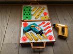 Fisher Price toolkit/ gereedschapskoffer nr 924 uit 1977, Ophalen of Verzenden, Gebruikt, Speelset