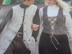 breien Lang vest vesten heren dames ook trachtenkleding, Ophalen of Verzenden, Zo goed als nieuw, Breien, Patroon of Boek