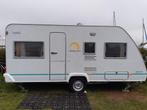 Eifelland E450 Caravan   - Bouwjaar 2004, Caravans en Kamperen, 2 aparte bedden, Standaardzit, 75 kg, 750 - 1000 kg