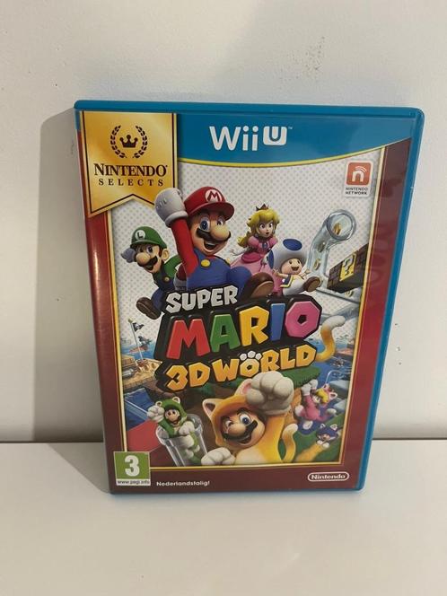 Super Mario 3D World (Nintendo Selects), WiiU, Werkend, Spelcomputers en Games, Games | Nintendo Wii U, Zo goed als nieuw, Platform