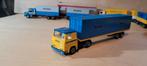 Tekno Scania 141 container demo set, Hobby en Vrije tijd, Modelauto's | 1:50, Ophalen of Verzenden, Zo goed als nieuw, Bus of Vrachtwagen