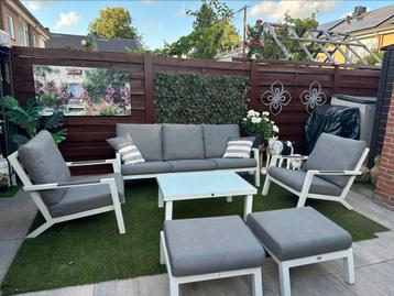 Prachtige XL Aluminium Loungeset Tuinset beschikbaar voor biedingen