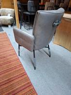 4 Nieuwe Armleuning stoelen, EDEN H&H, LEER, Pocket, greep, Huis en Inrichting, Ophalen, Nieuw, Metaal, Vier